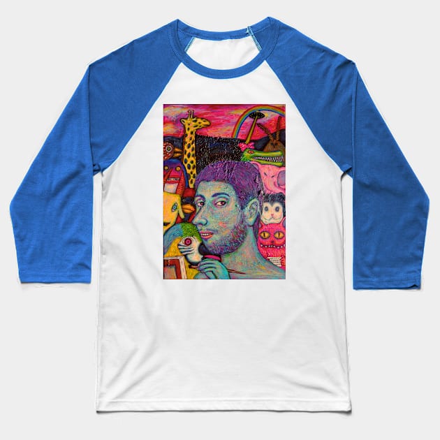 Selfportrait Baseball T-Shirt by Majenye